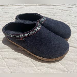 Haflinger wool slip ons